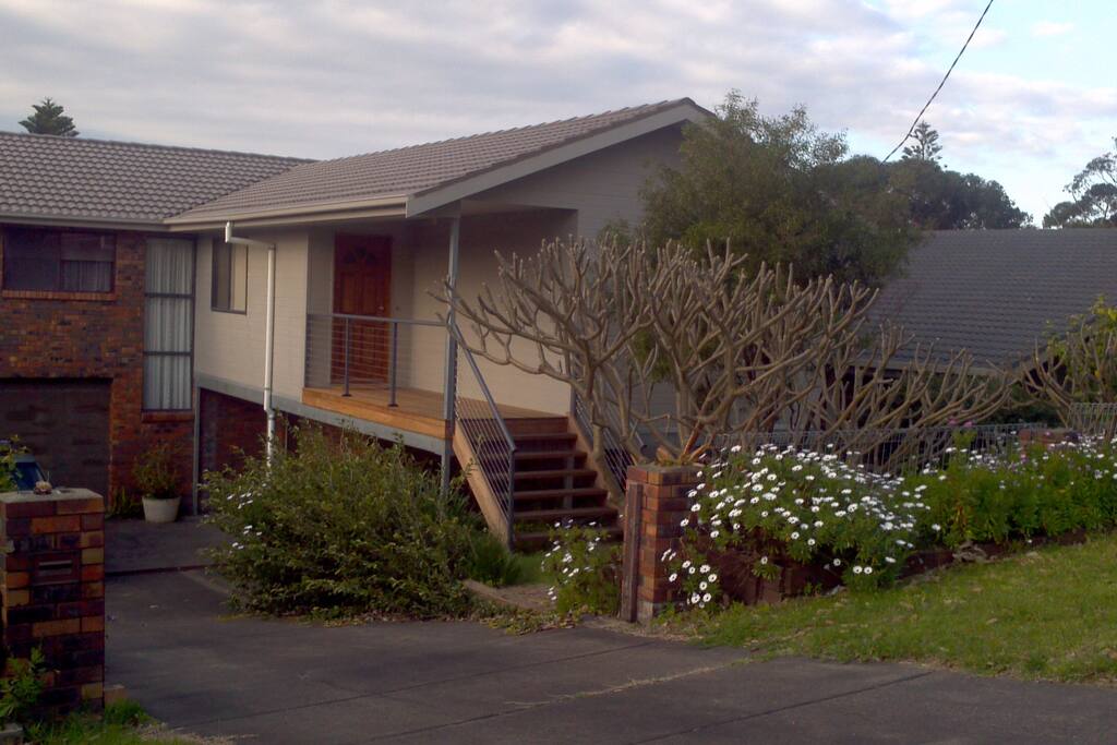 view of front of home from road
