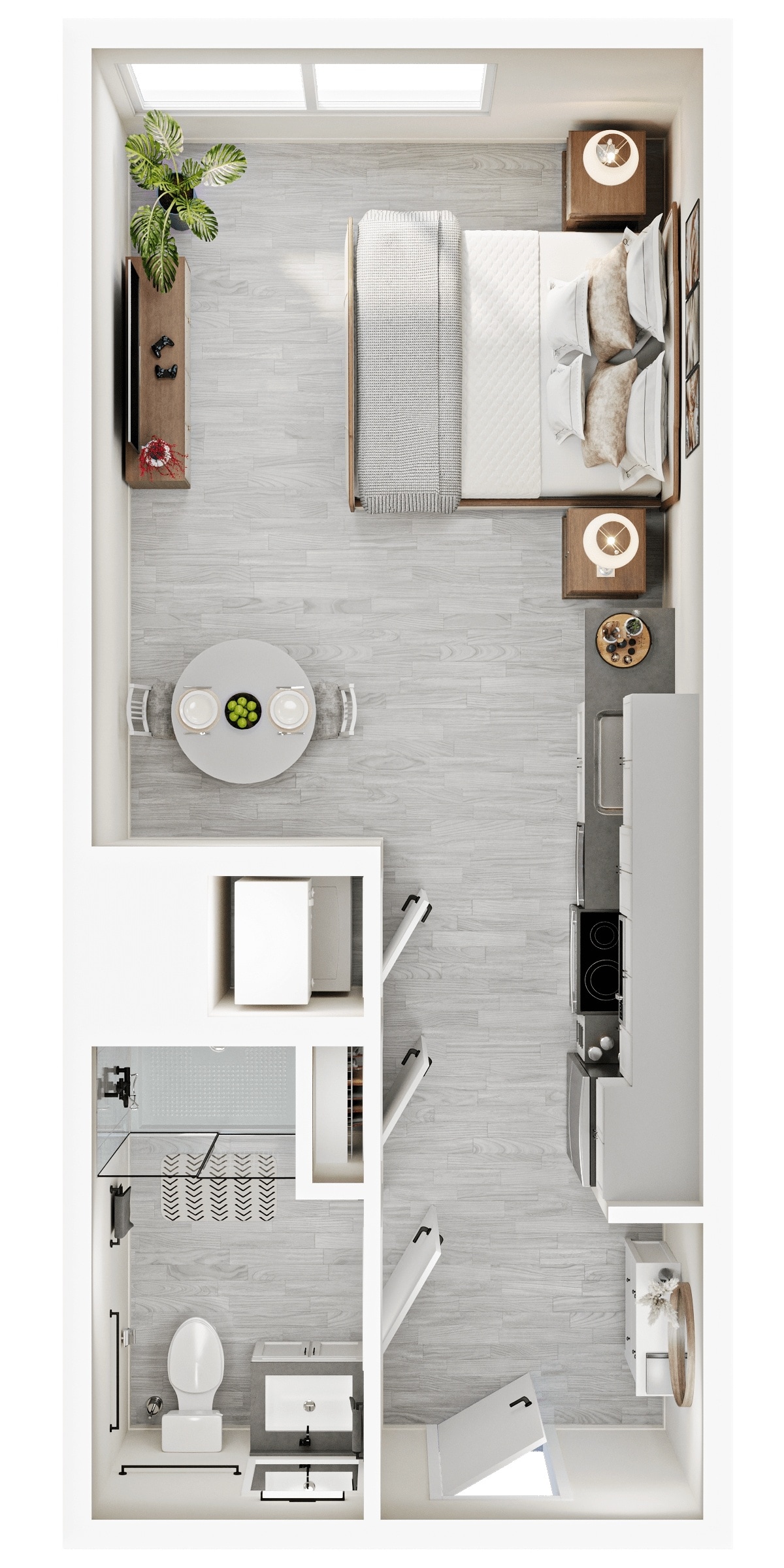 Floorplan diagram for S2, showing Studio