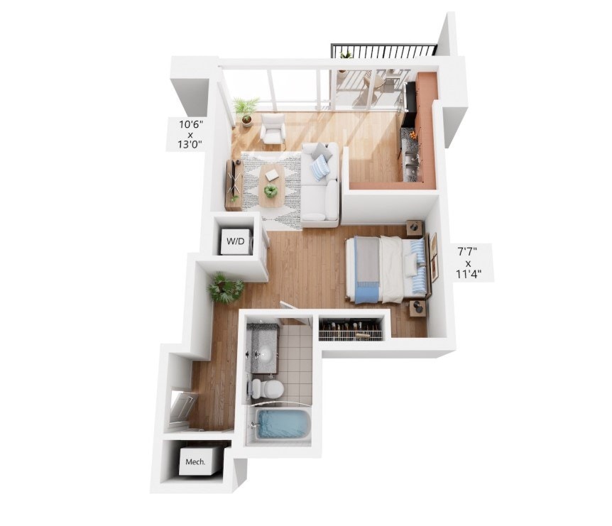 Plano de S1, que muestra Estudio