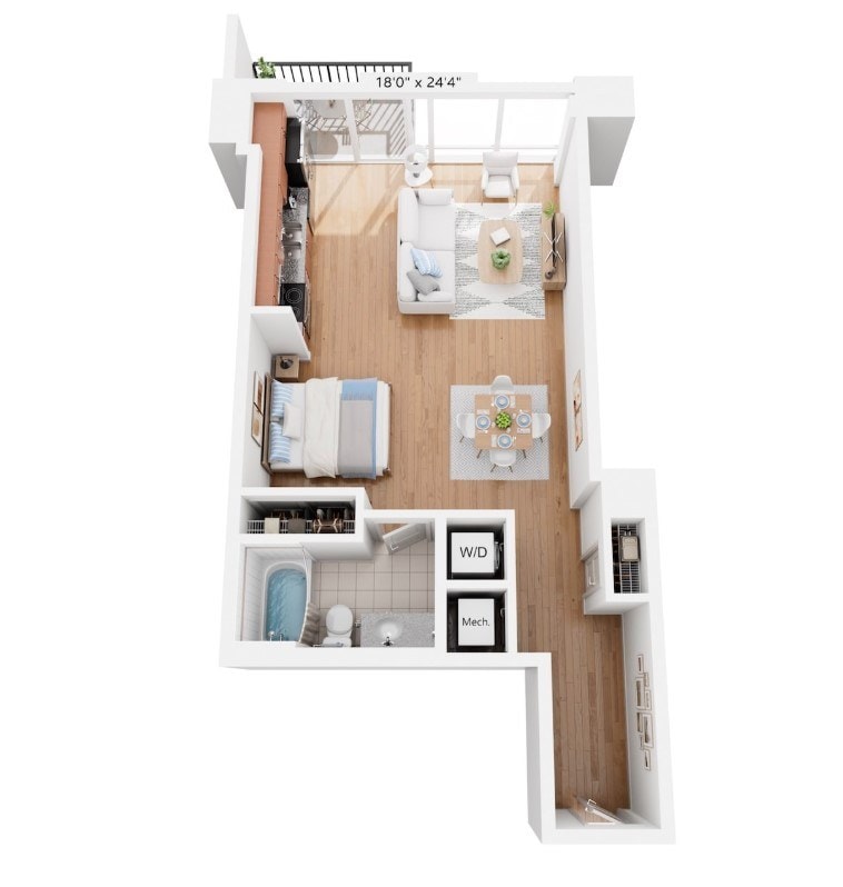 Plano de S5, que muestra Estudio