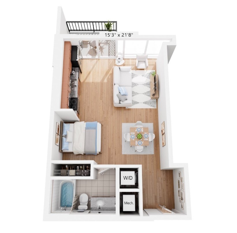Plano de S2, que muestra Estudio