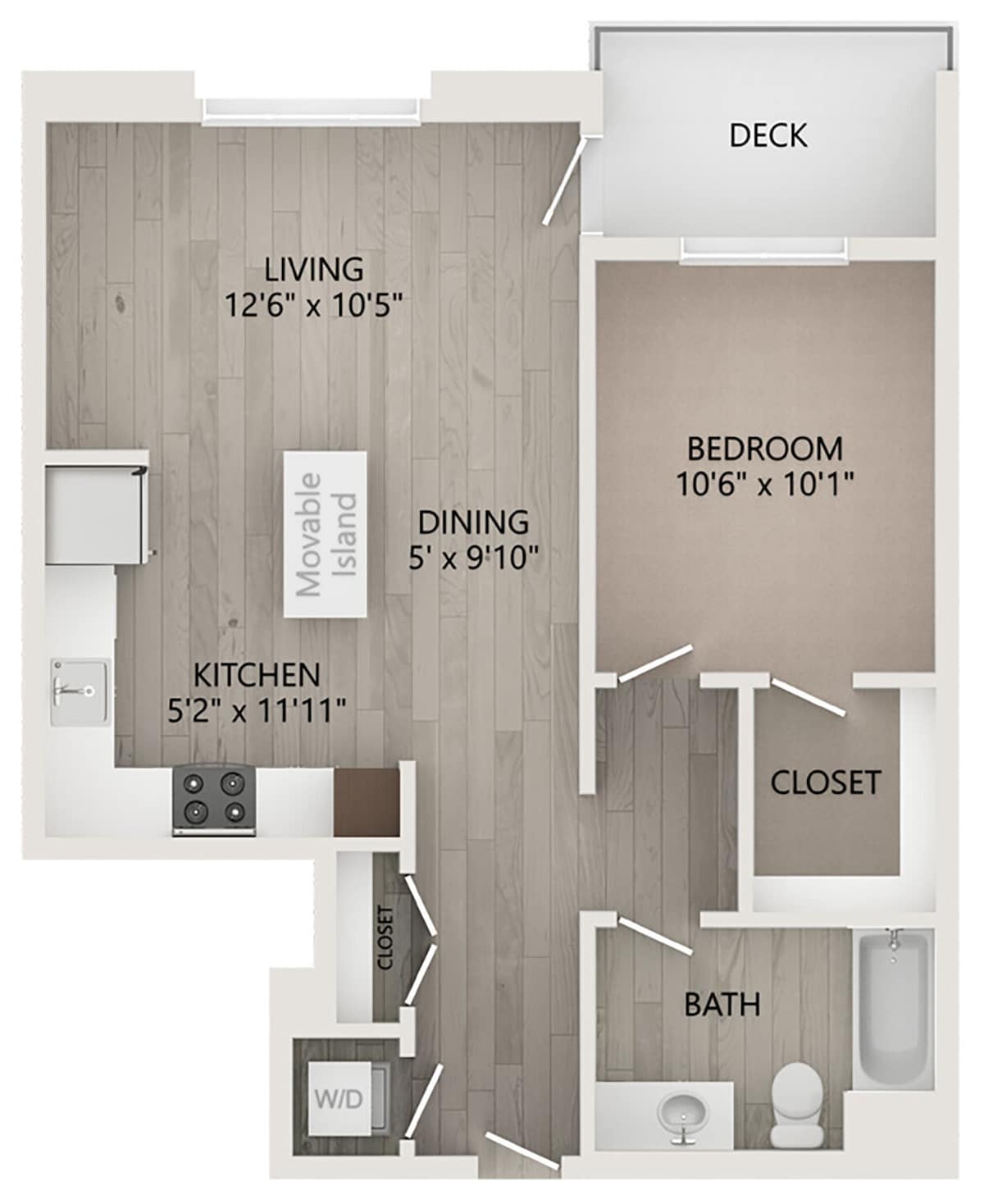 Plano de Varo, que muestra 1 dormitorio