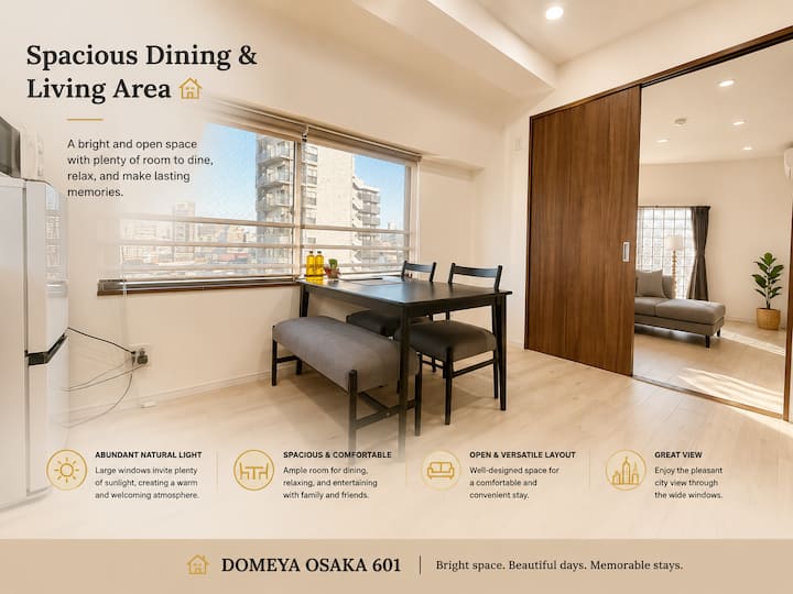 Domeya-osaka、domeya Osaka501|long-term Stay Preferred 42㎡ - Japan