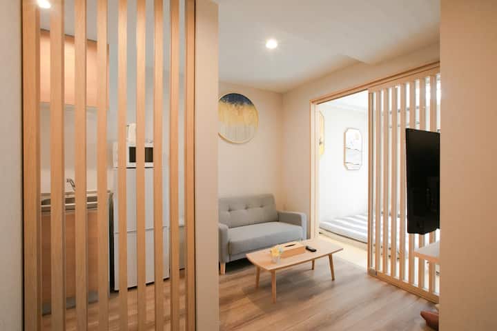 若叶 双线地铁直达难波.日本桥.心斋桥.梅田 - Japan