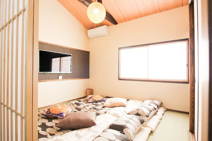 四季 天下茶屋机场直达 | 花园町站步行8分 | 三线地铁直达心斋桥，道顿堀，难波、莲公寓 - Japón