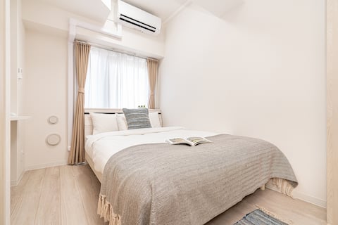 [Zhaitong Elevator Apartment - SRS Kikukawa] Wi-Fi / Kitchen / Luggage Storage / 200 meters walk fro