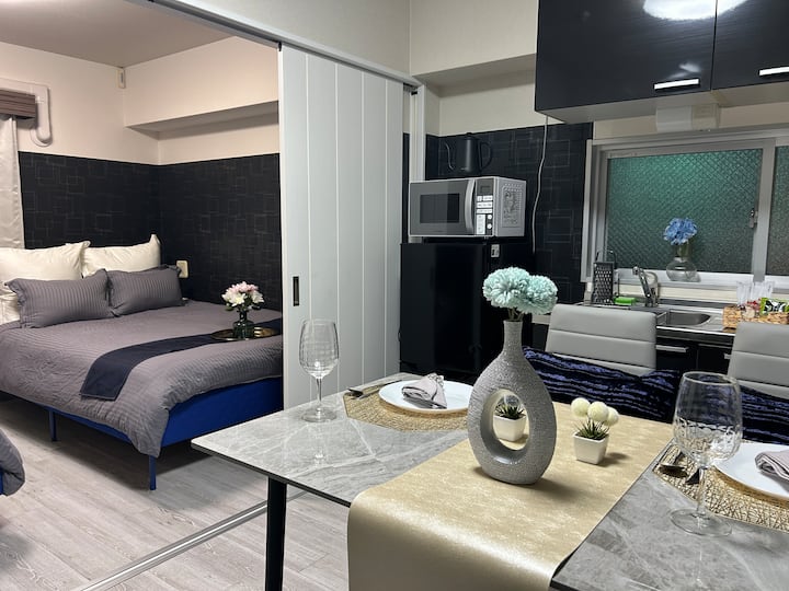 Masa's Apartment, Double Bed + Semi-double Bed Apartment - Japan