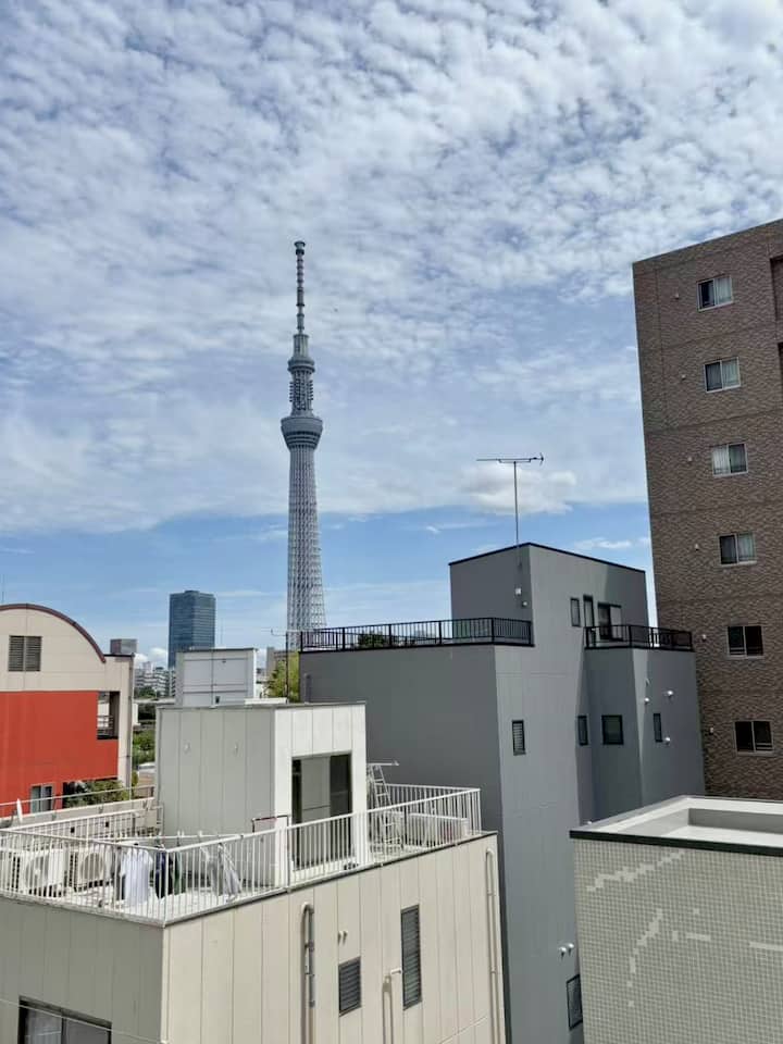 江元浅草 浅草寺・スカイツリー周辺、5人榻榻米405 - Asakusa