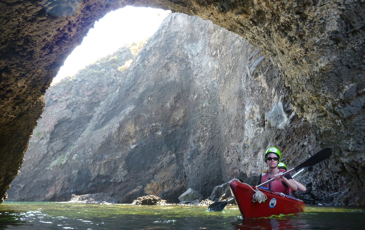 Kayak the East Coast of Vulcano