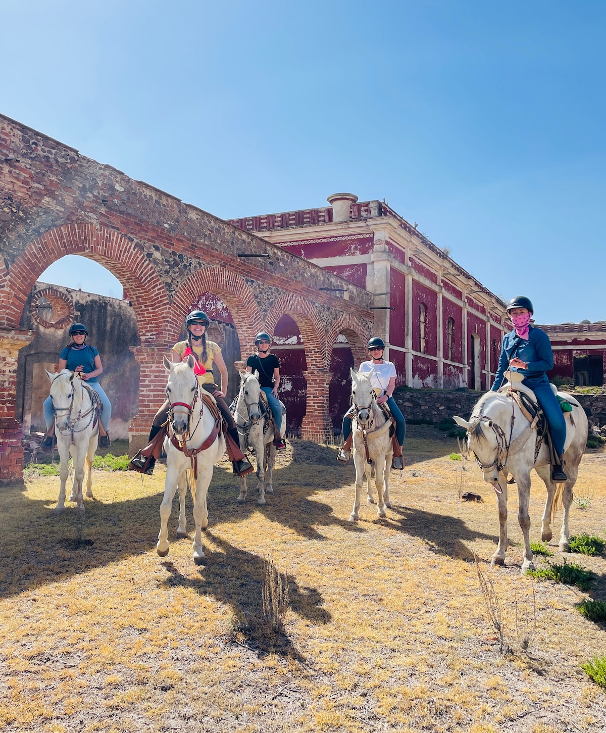 Horseback riding through the haciendas
