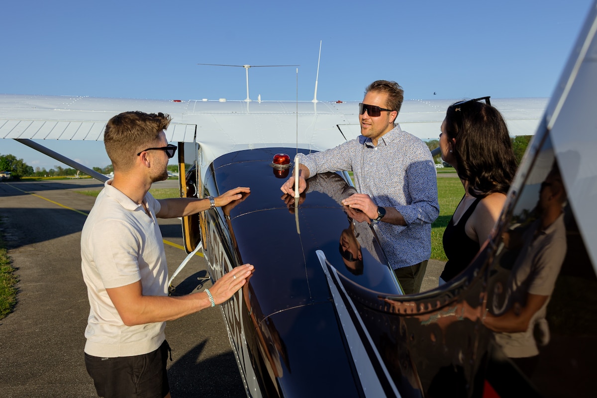 See Munich from the air with a local private