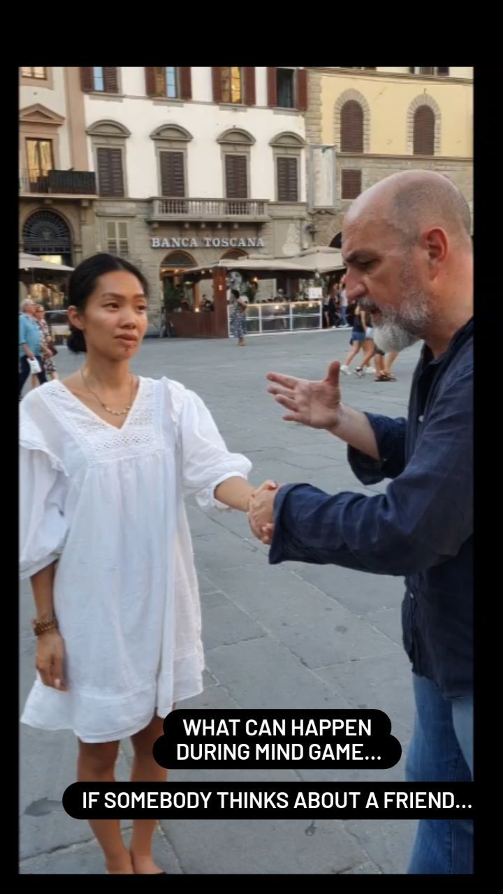 Darus interacting with a guest during the walk