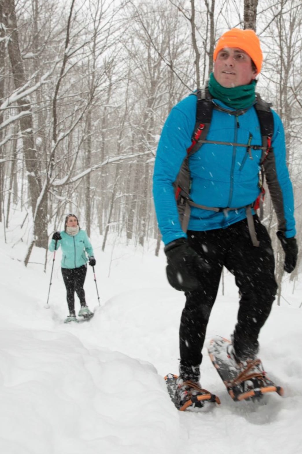 Showshoe Vermonts trails with local outdoor guide