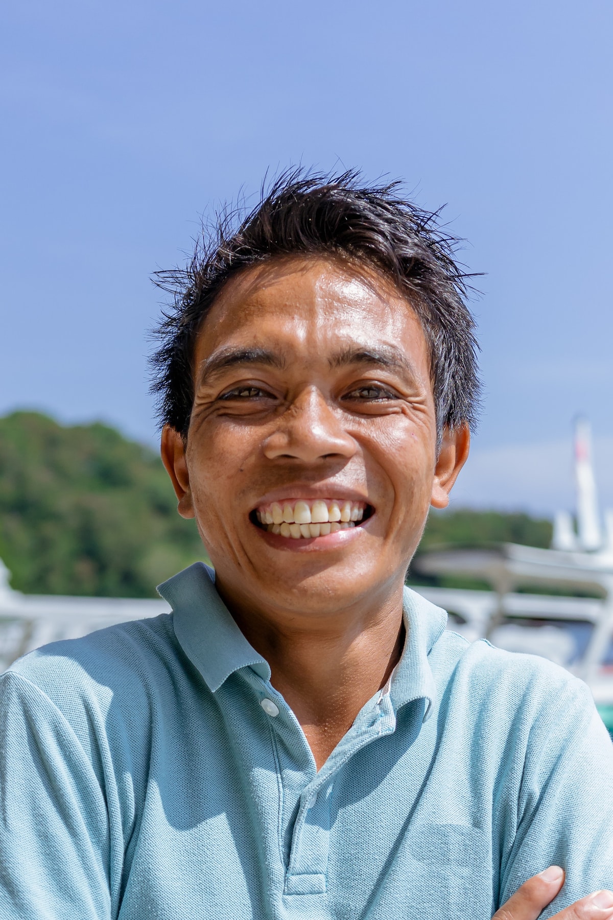 在吉利群岛游泳、浮潜和放松