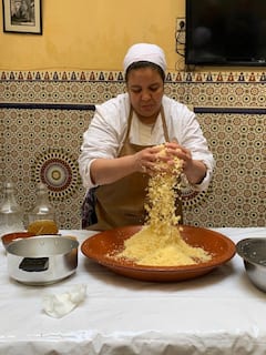 Cours de cuisine avec la cheffe Laila