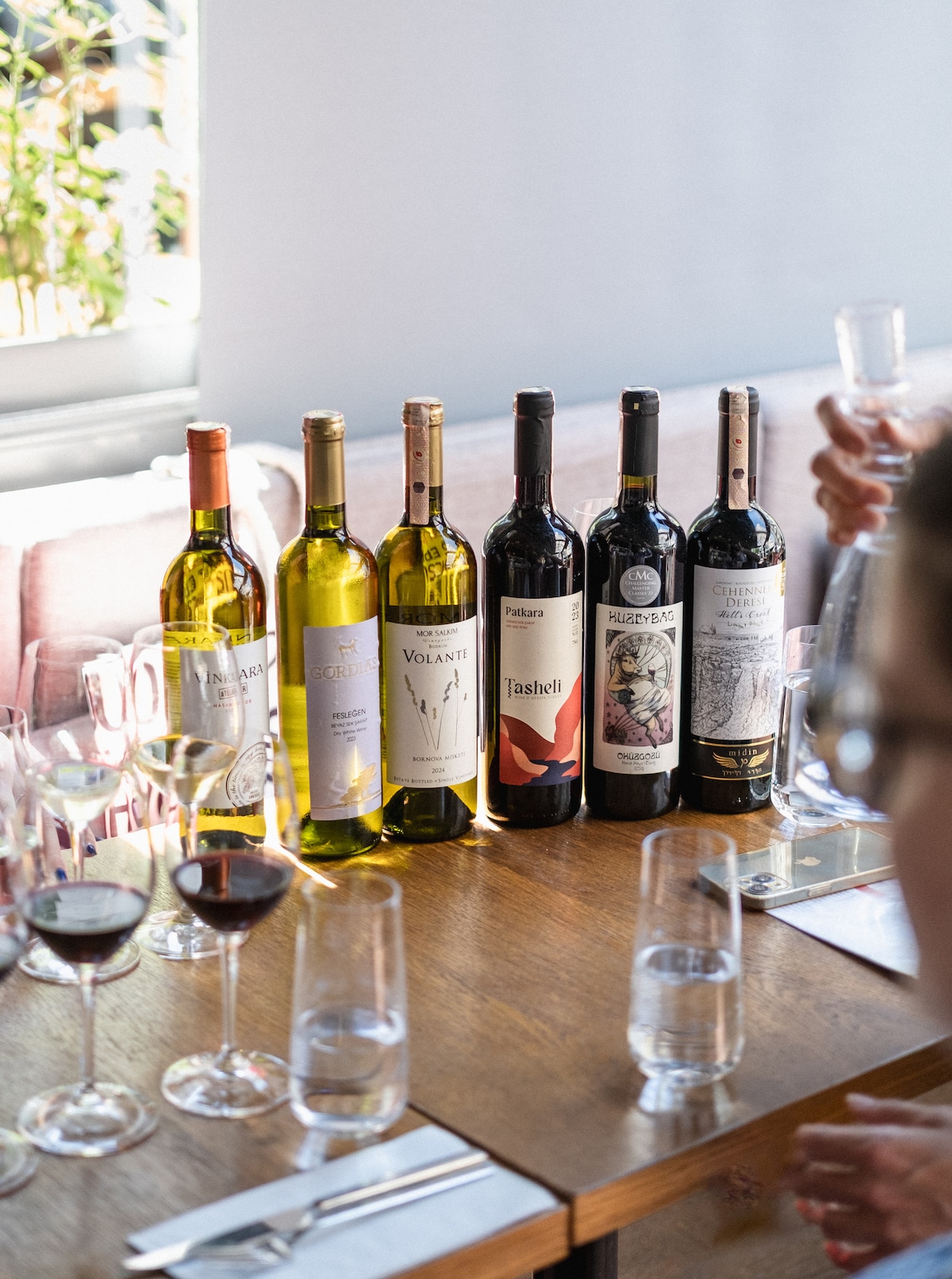 Taste Turkish wines while assisted by a sommelier