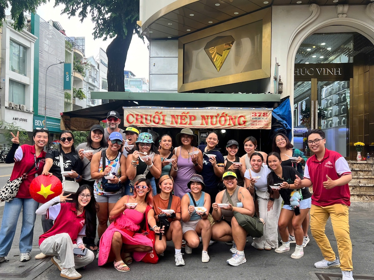 Saigon 12-Food Tastings & Sights on Scooter