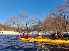 Tour de invierno en kayak por el centro de Estocolmo