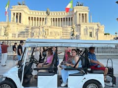 Discover Rome Highlights by Golf Cart