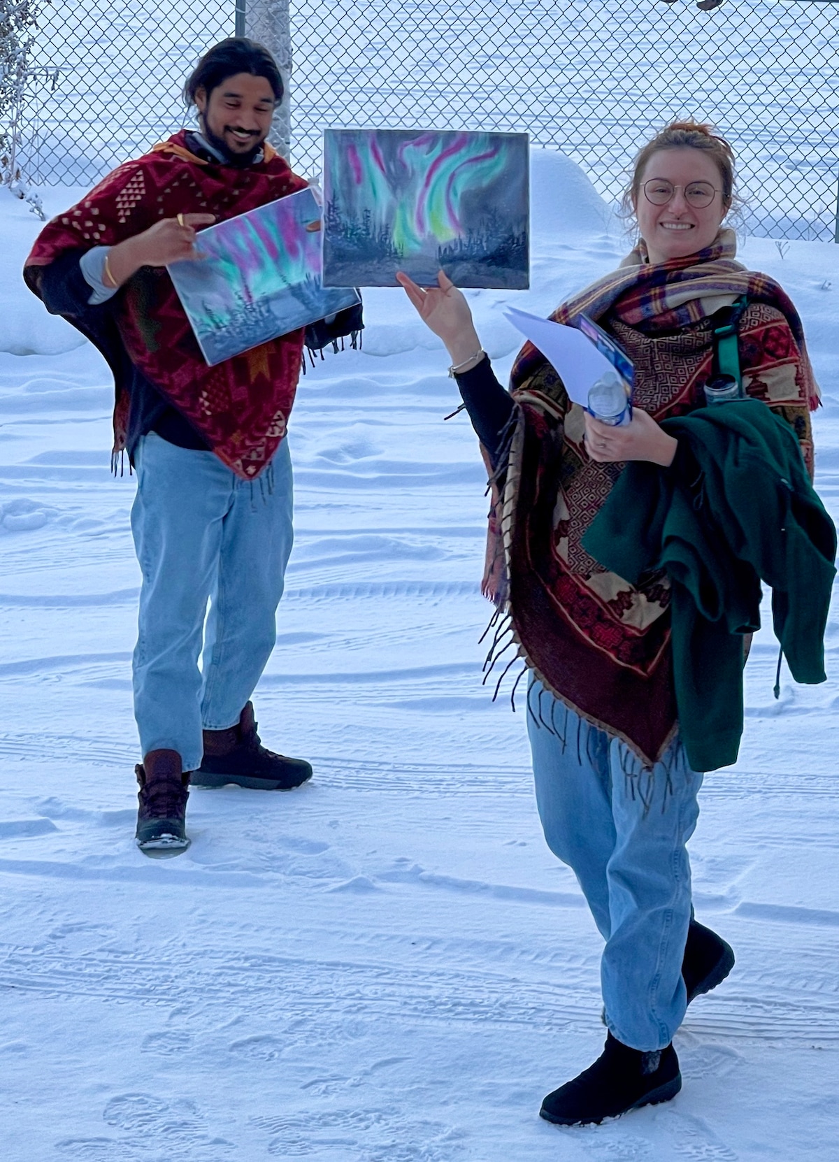 Majestic Aurora painting experience