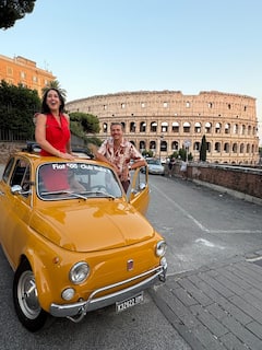 Tour por los lugares de interés de Roma en Fiat 500