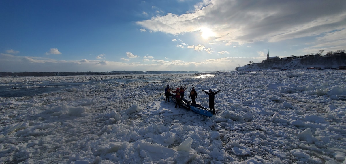 Learn Nordic ice canoeing and sauna