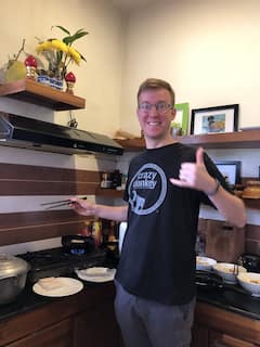 Cocina casera con mi familia en Hoi An