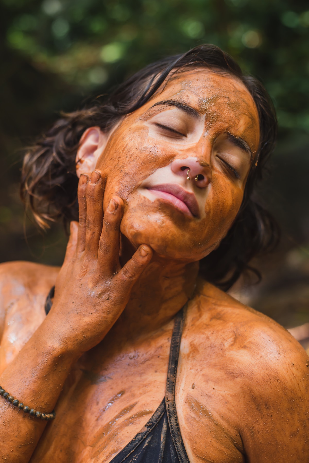 Baño medicinal y energético al aire libre