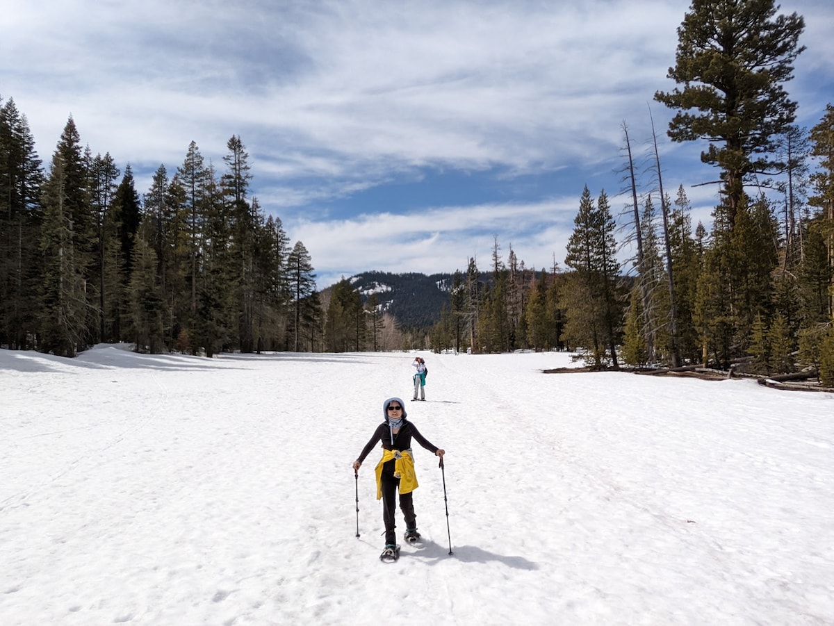Snowshoe Tahoes secret trails with Pauly