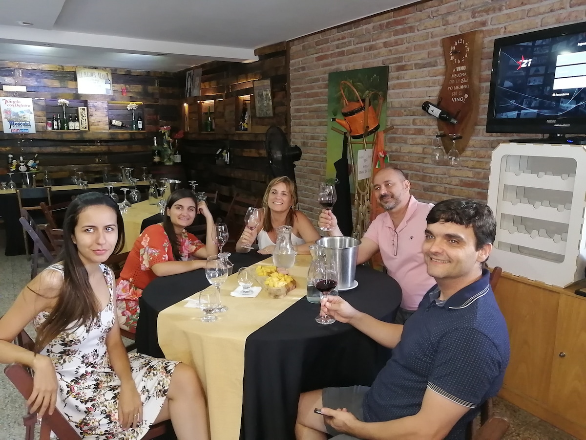 Guided tour of a historic winery