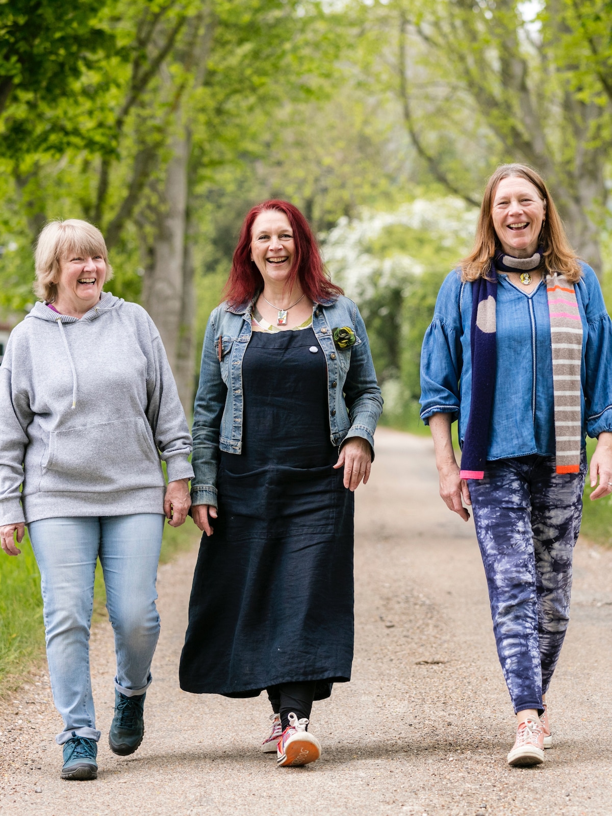 Make mosaic mandalas in a woodland setting
