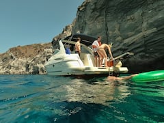 Explore Santorini's volcano with Alex Private Boat