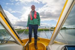Take a boat to the Clonmacnoise Monastic Site