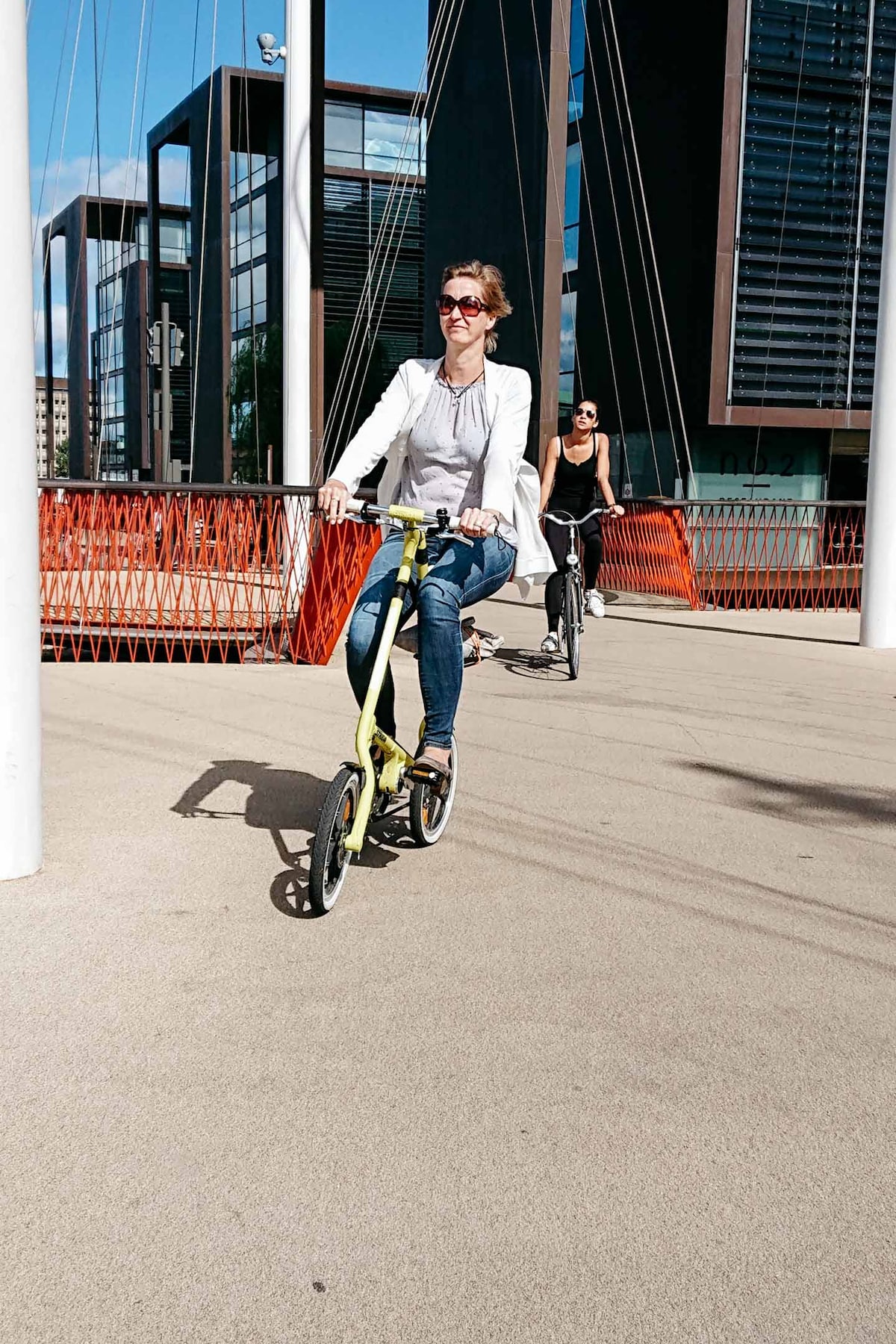 Das moderne Kopenhagen mit dem Fahrrad