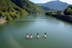«Sup» en Garfagnana en el Puente del Diablo