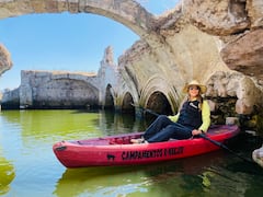 Kayak a la antigua iglesia hundida