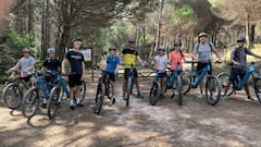 סיור באופניים חשמליים בפארק הטבע קסקאיס/סינטרה