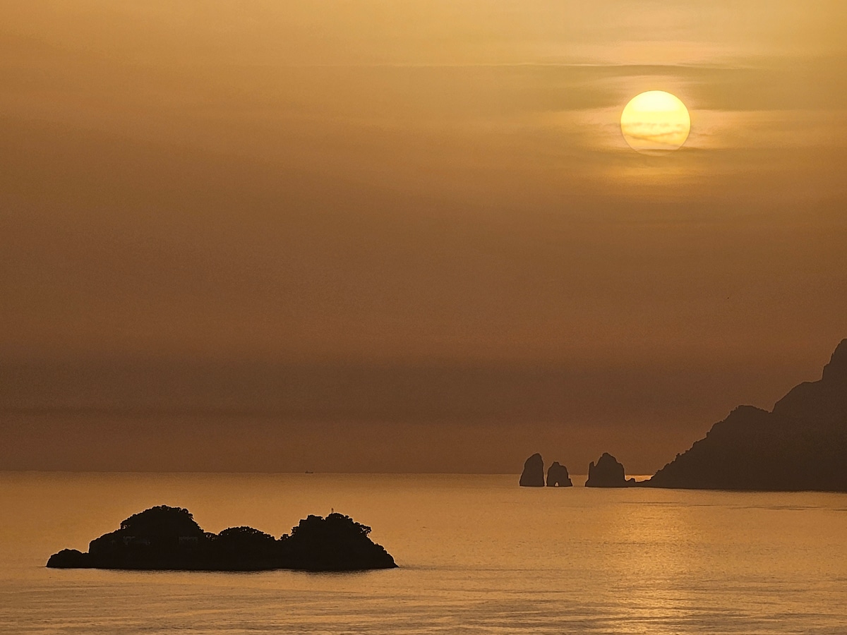 Visite au coucher du soleil en Ape Calessino