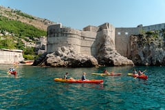 Kayak de mer au coucher du soleil à Dubrovnik