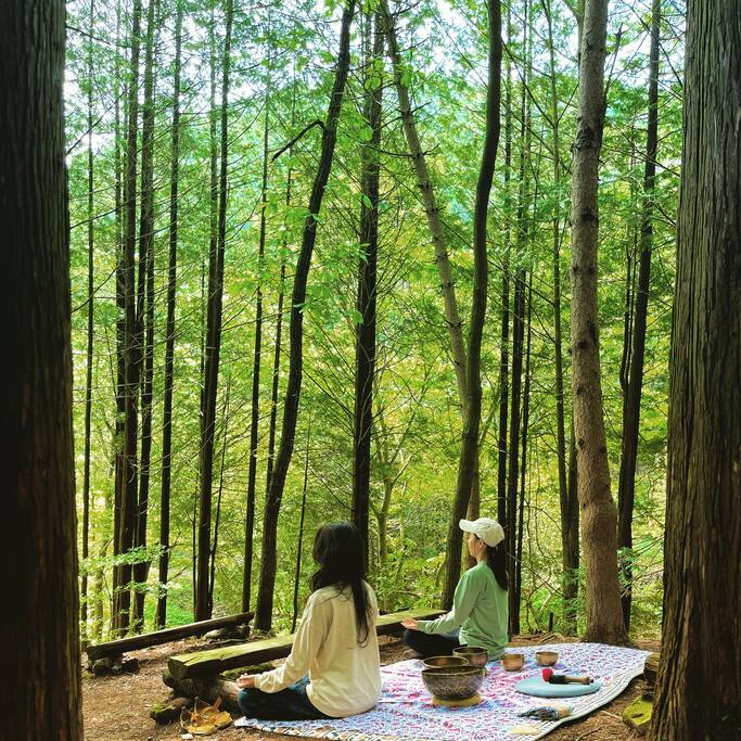 Experience a special healing time in Jeonju, a singing bowl meditation that takes care of your body and mind
