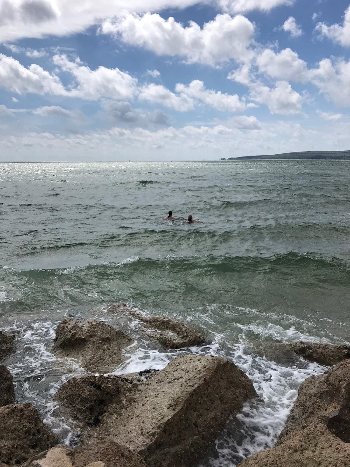 Swim Sandbanks Beach with a qualified coach