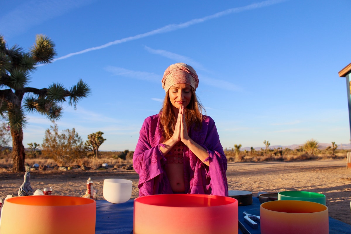 Immerse in a sacred sound healing and tea ceremony