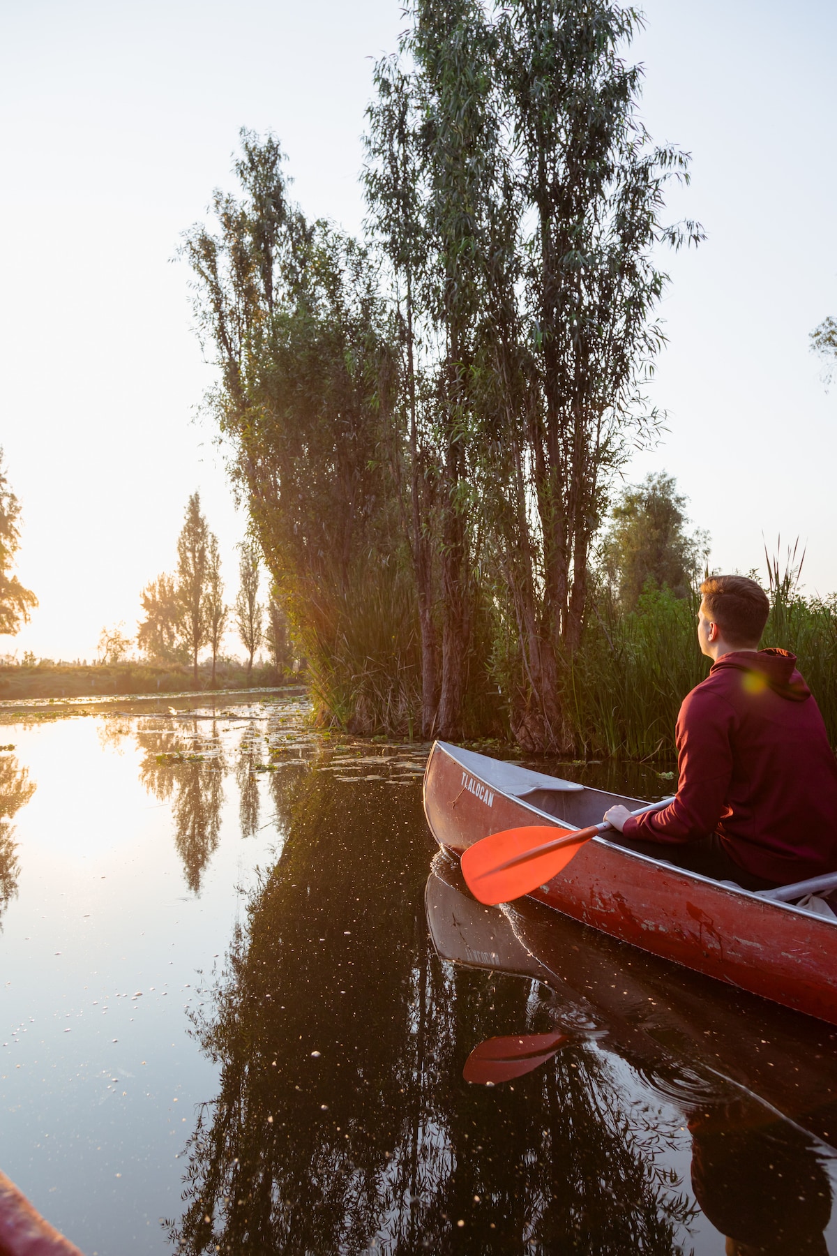 Rudern bei Sonnenaufgang: vorspanische Kanutour in Xochimilco
