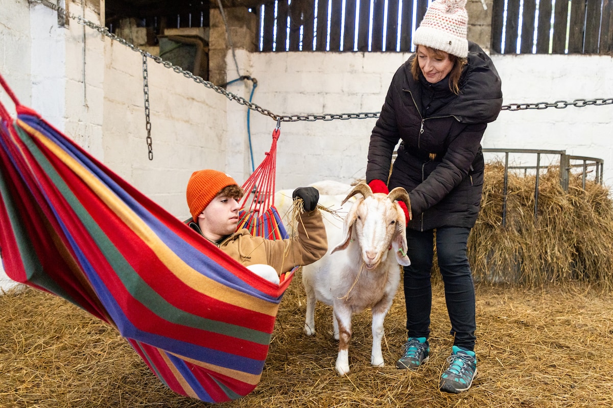 Goat hang out chill and brews