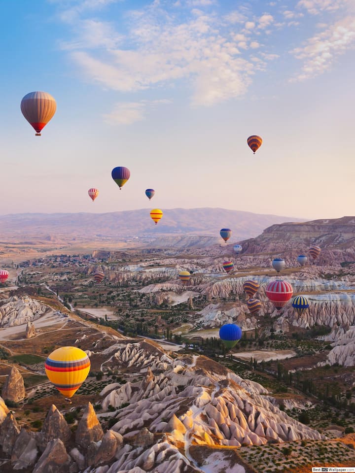 Pakilkite į dangų su karšto oro balionu