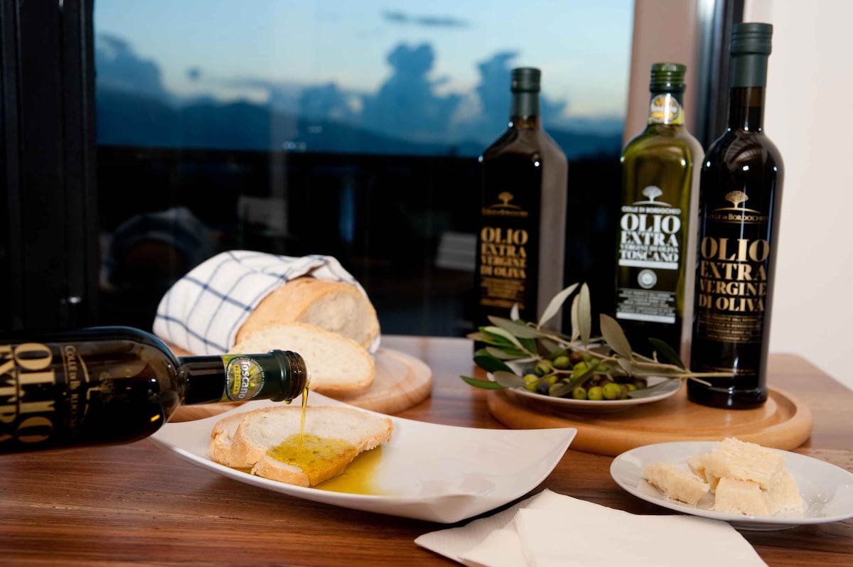Wine and extra virgin olive oil tasting