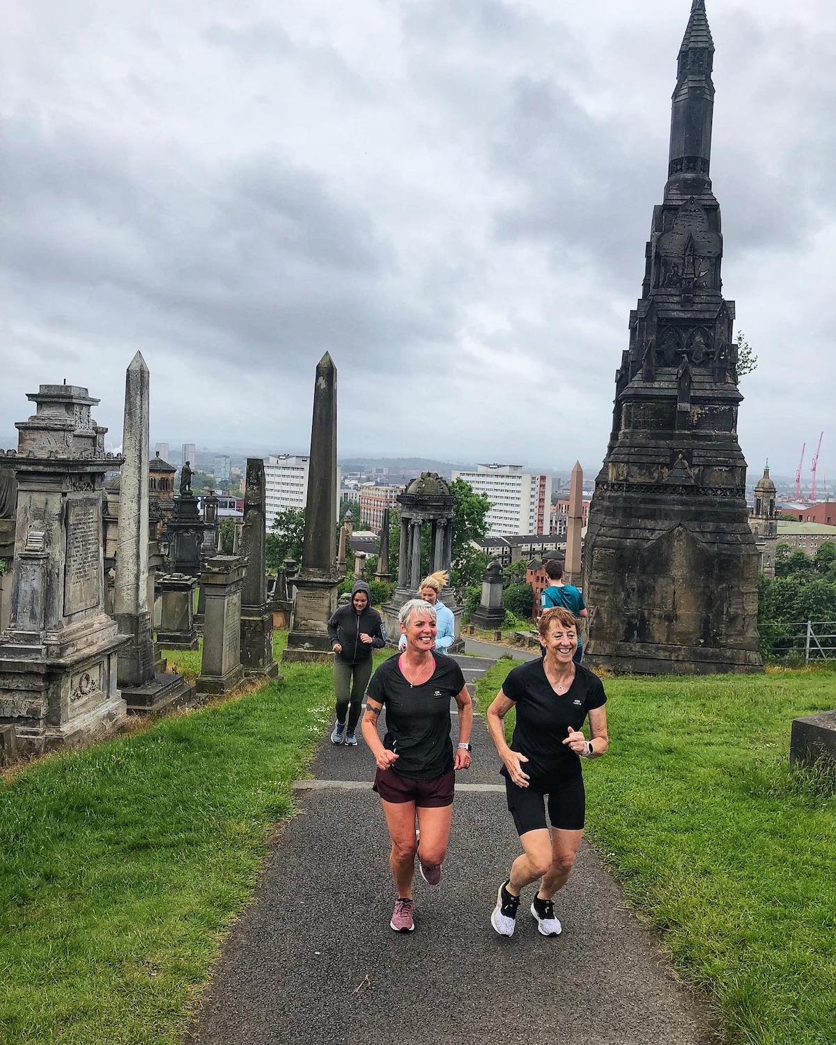 Course à pied guidée à Glasgow