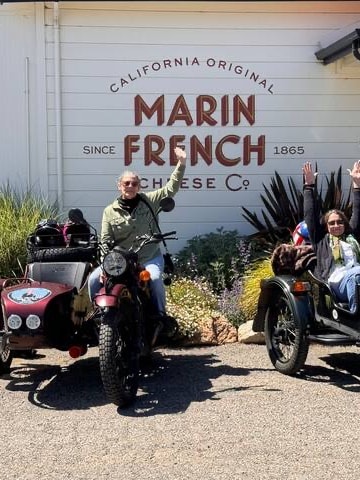 North California Fantastic cheeses sidecar tour