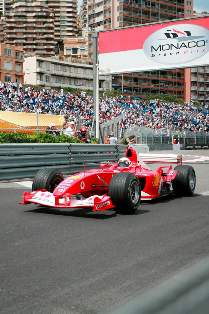Examine the Monaco f1 circuit with a track marshal