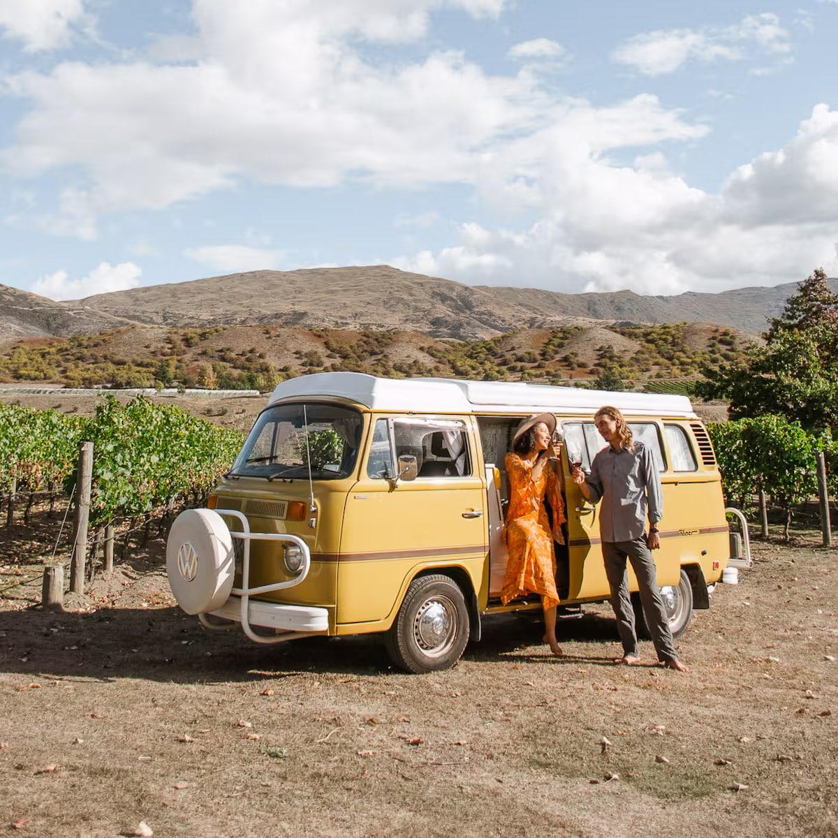 Winery hop in a vintage V W Kombi - Queenstown
